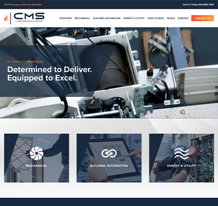 CMS homepage